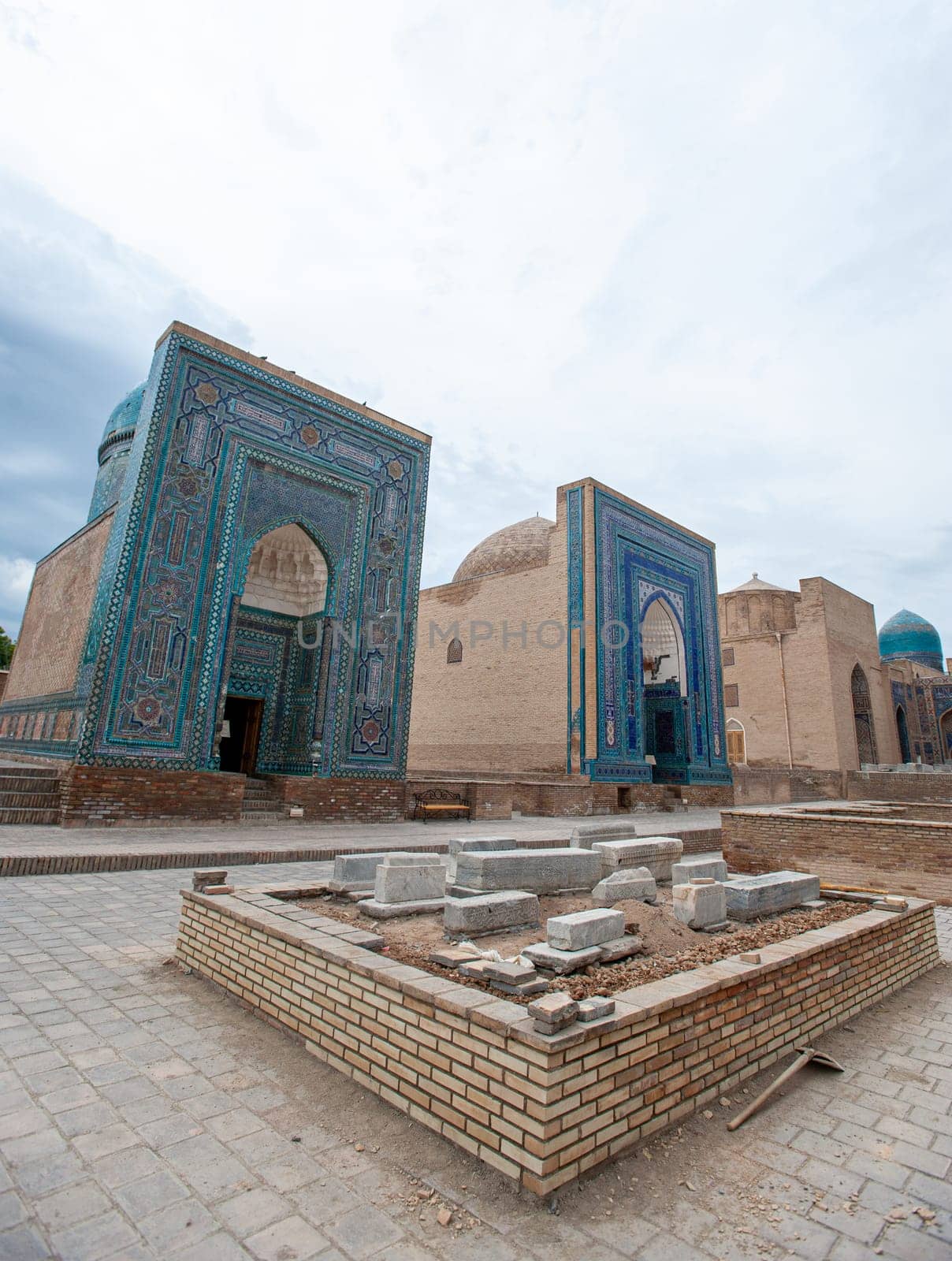 The Shahi Zinda Memorial Complex in Samarkand, Uzbekistan