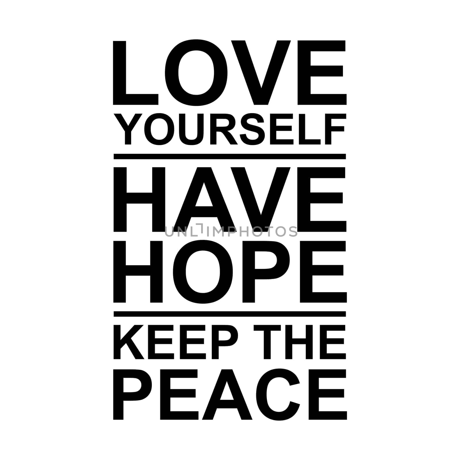 Love, Hope and Peace