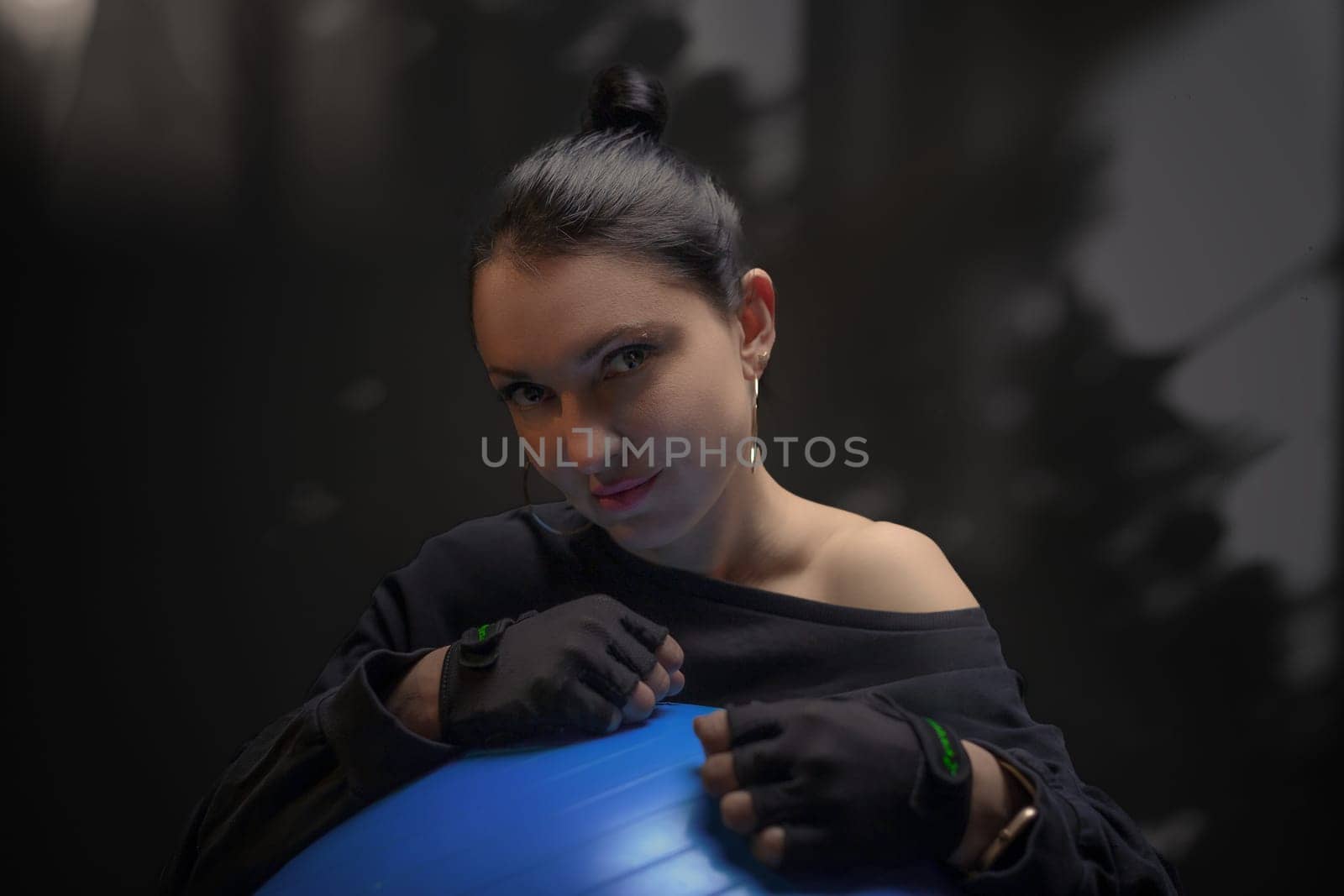 beautiful cute sports girl, fitness model, gym trainer, brutal, muscular athletic, bodybuilding lady sexy working out training pumping up muscles gaining weight and poses. healthy lifestyle