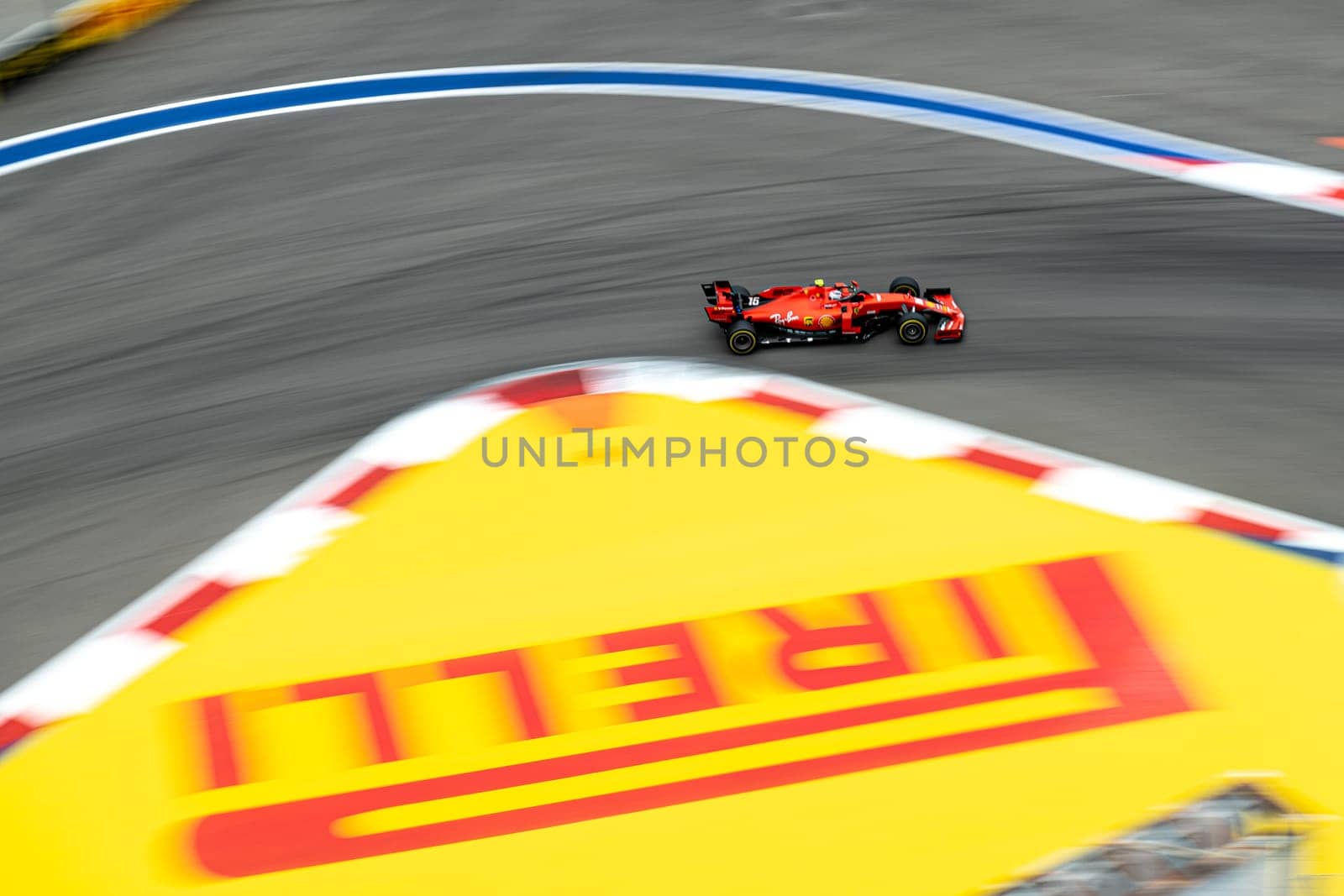 SOCHI, RUSSIA - 29 September 2019: Race Start at Formula 1 Grand Prix of Russia 2019. High quality photo