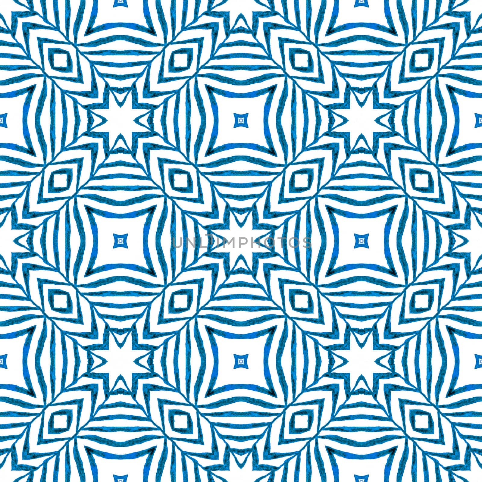 Textile ready superb print, swimwear fabric, wallpaper, wrapping. Blue delightful boho chic summer design. Hand drawn tropical seamless border. Tropical seamless pattern.