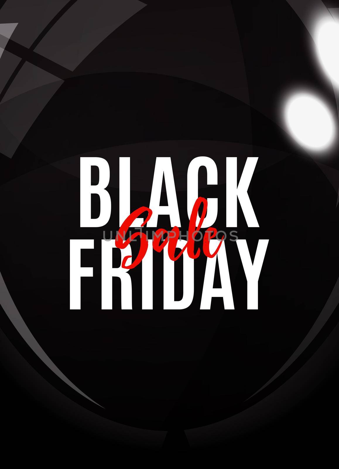 Black Friday Sale Banner Template. Vector Illustration EPS10