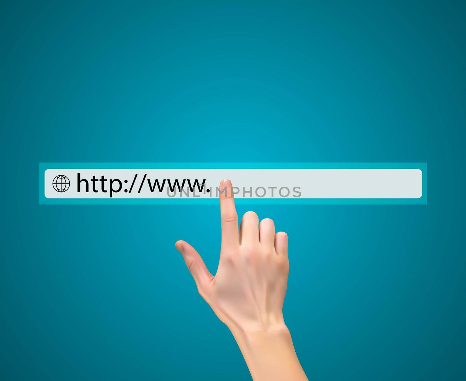 Web browser. Vector Illustration. EPS10