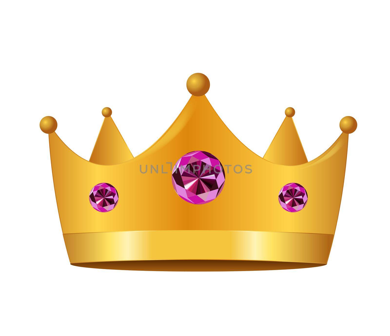 Princess Crown Icon. Vector Illustration. EPS10