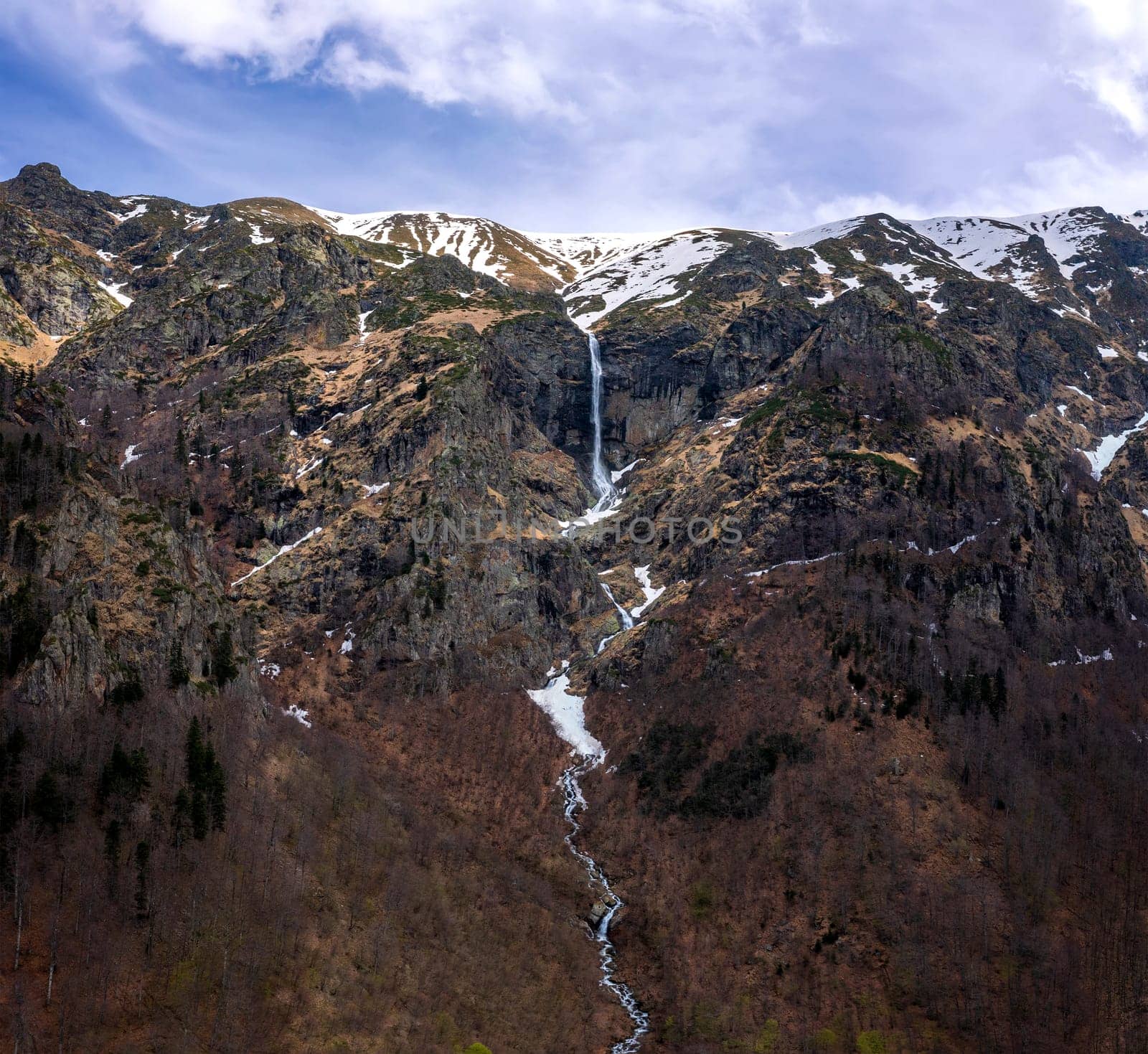 mountain waterfall by EdVal