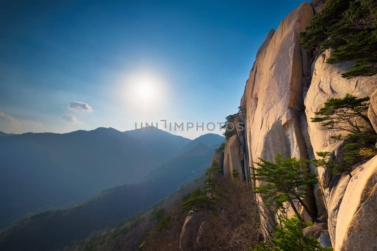 Ulsanbawi rock in Seoraksan National Park, South Korea by dimol