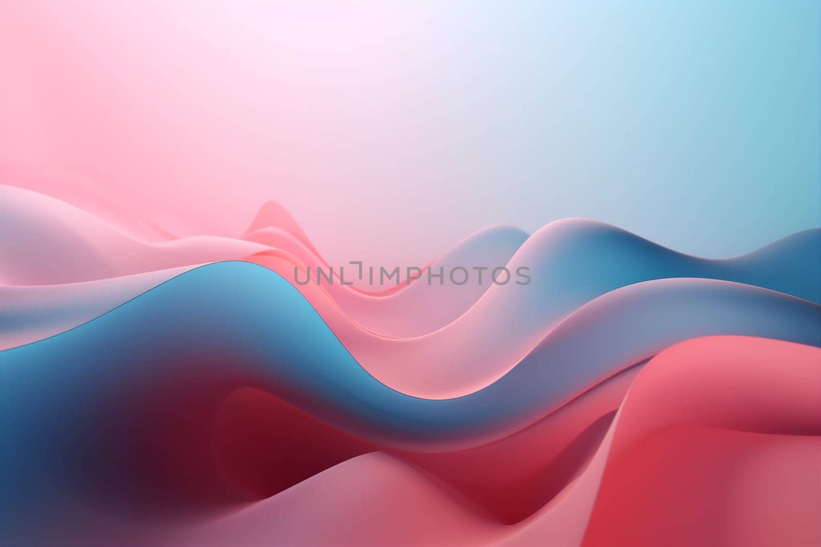 background wavy geometric graphic element flow red digital wave cyberspace creative abstract curve vibrant gradient generative ai illustration neon. Generative AI.