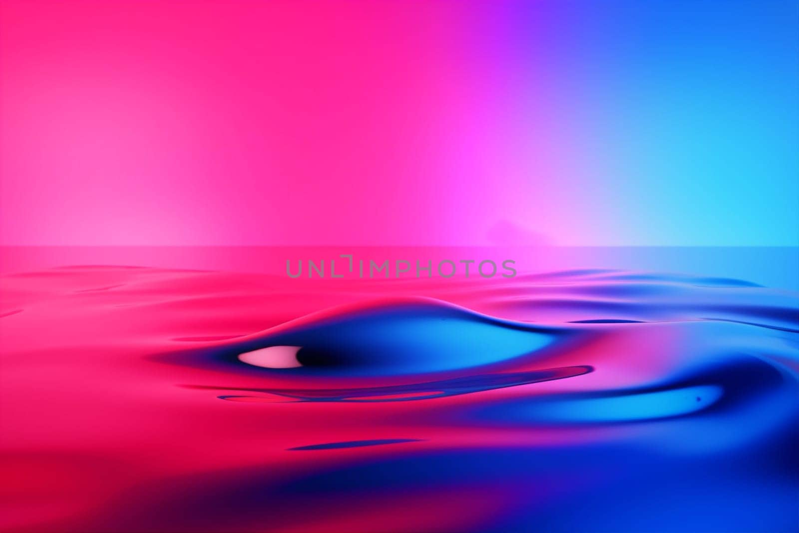 background colorful neon graphic banner bright blue vibrant purple dynamic blank element decorative flow. Generative AI.