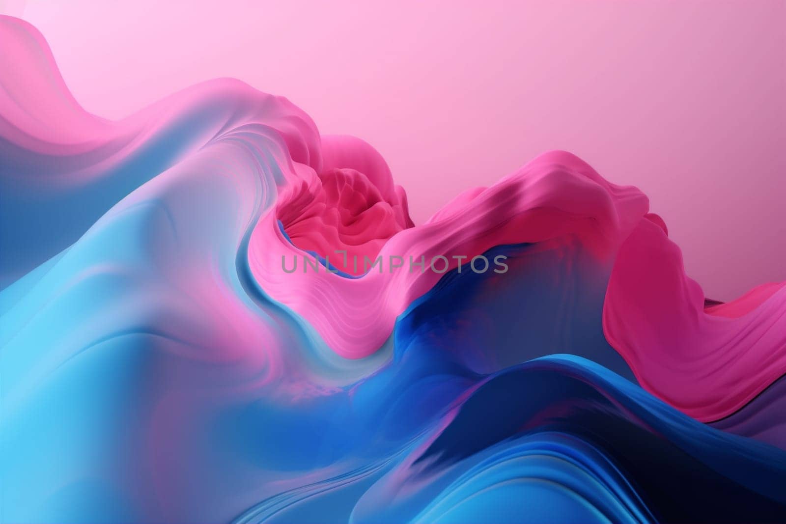 background wave futuristic colorful wavy concept red element flowing geometric art abstract curve. Generative AI.