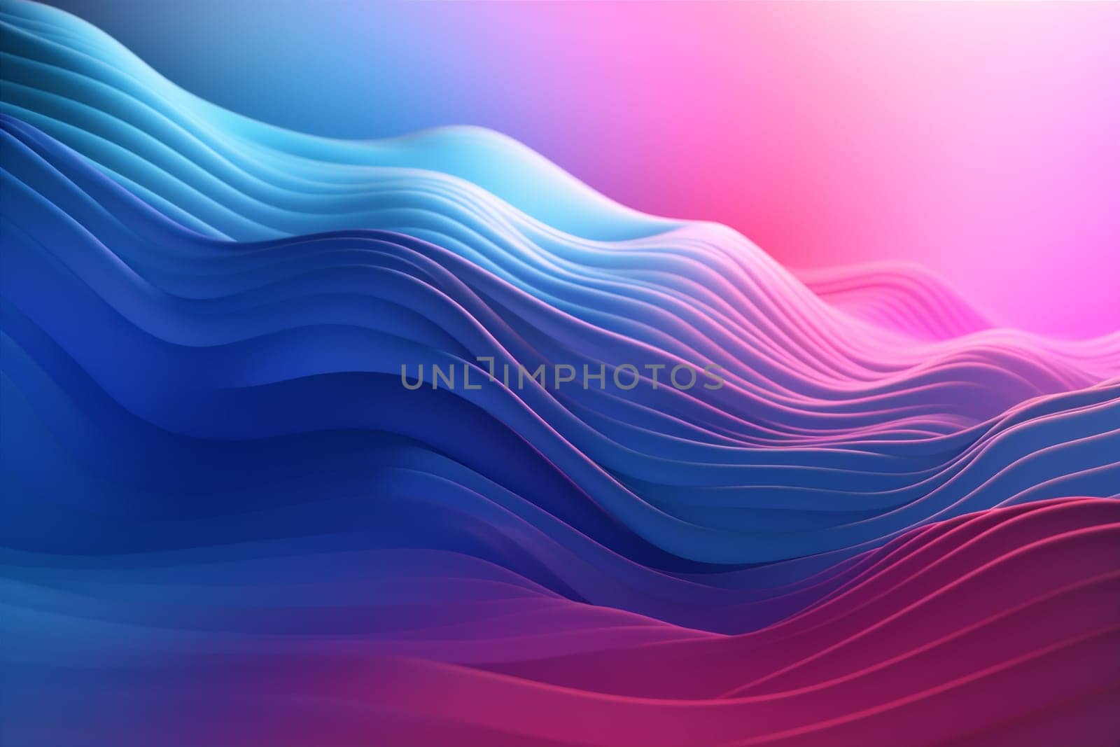 background wave backdrop dynamic abstract colours geometric concept red graphic illustration. Generative AI.