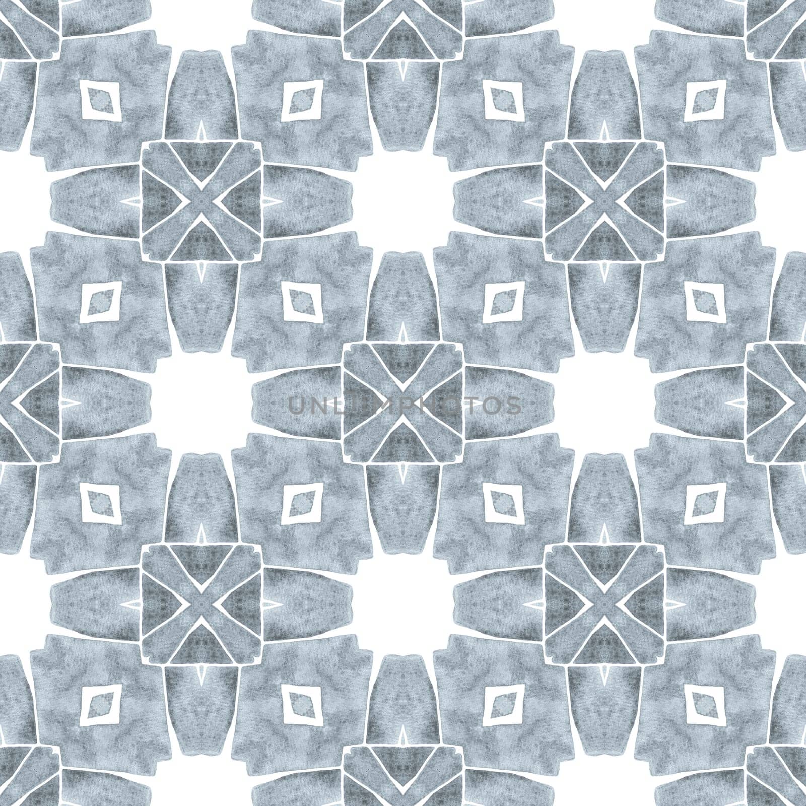 Tiled watercolor background. Black and white by beginagain