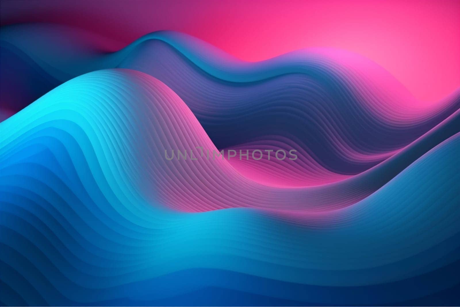 background flowing illustration light concept modern pink vibrant backdrop liquid blue element curve blank line graphic flow purple. Generative AI.