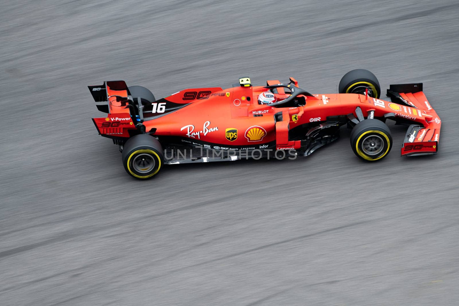 SOCHI, RUSSIA - 29 September 2019: Race Start at Formula 1 Grand Prix of Russia 2019. High quality photo