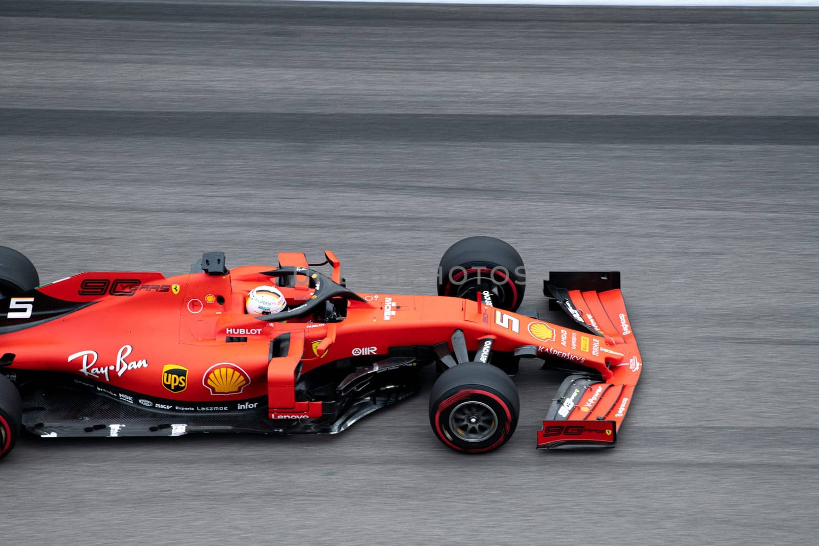 SOCHI, RUSSIA - 29 September 2019: Race Start at Formula 1 Grand Prix of Russia 2019. High quality photo