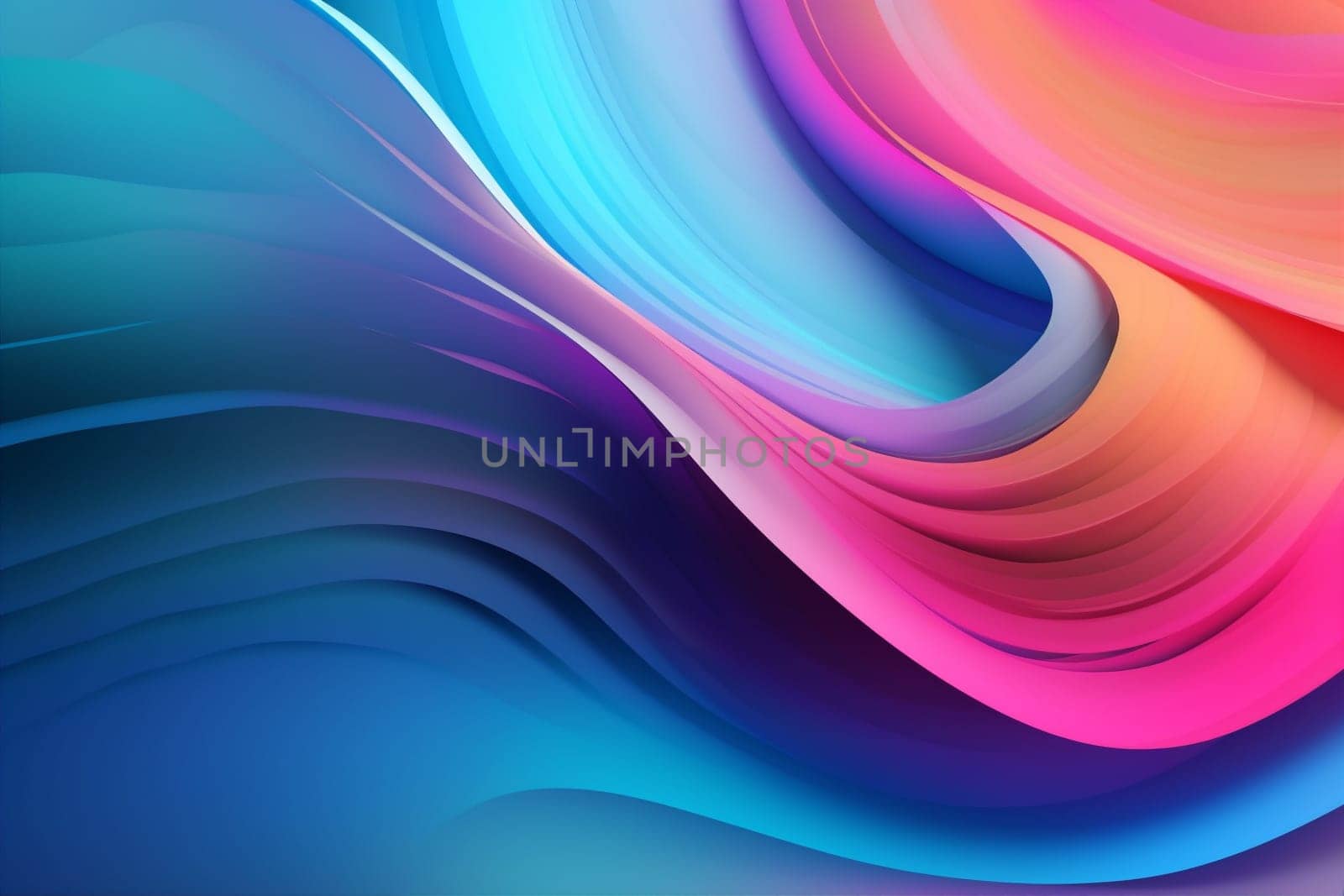 background element wallpaper creative concept backdrop colorful flow gradient curve. Generative AI. by SHOTPRIME