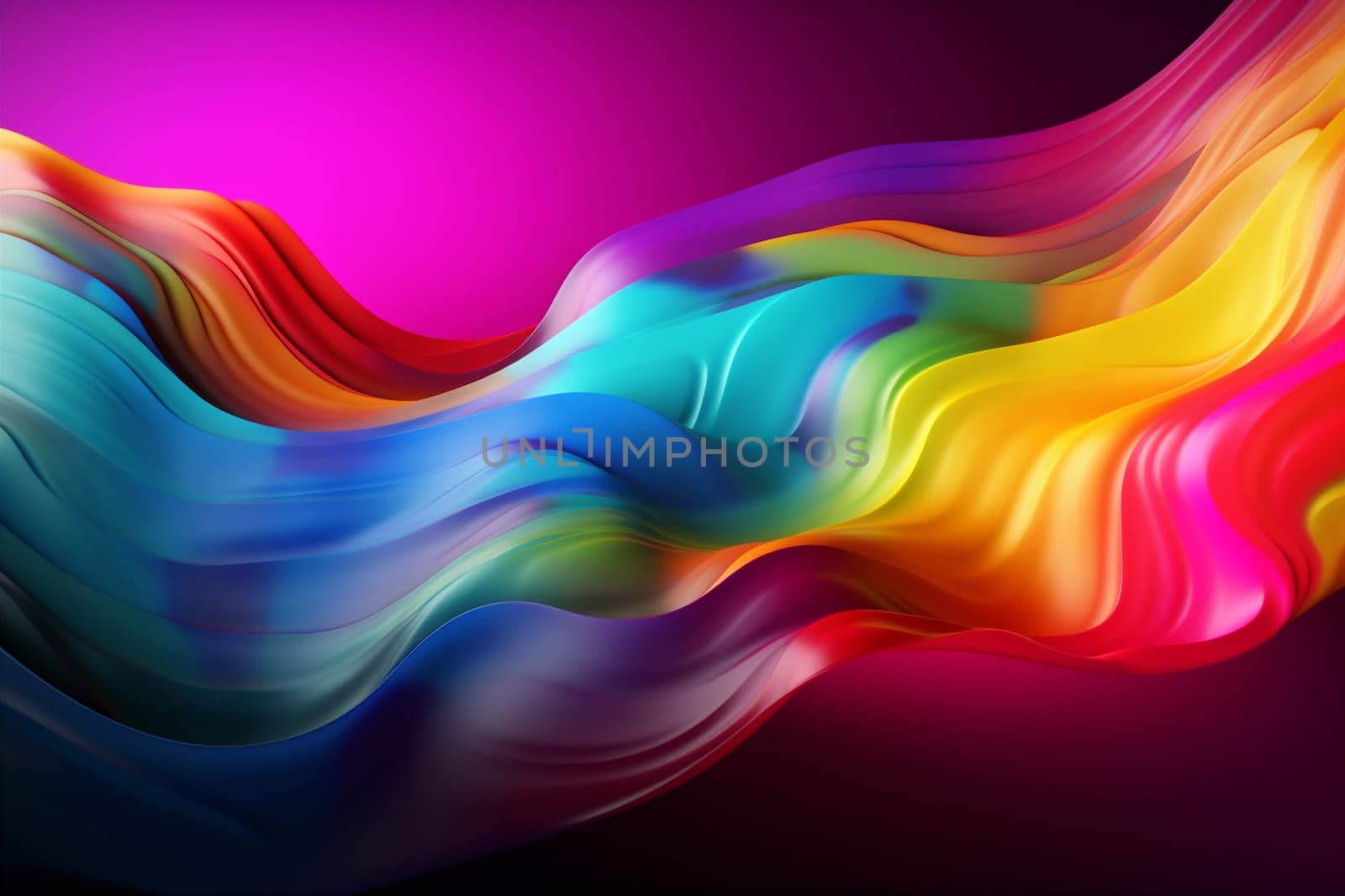background pink modern vibrant creative blank wave red colorful wallpaper backdrop. Generative AI. by SHOTPRIME