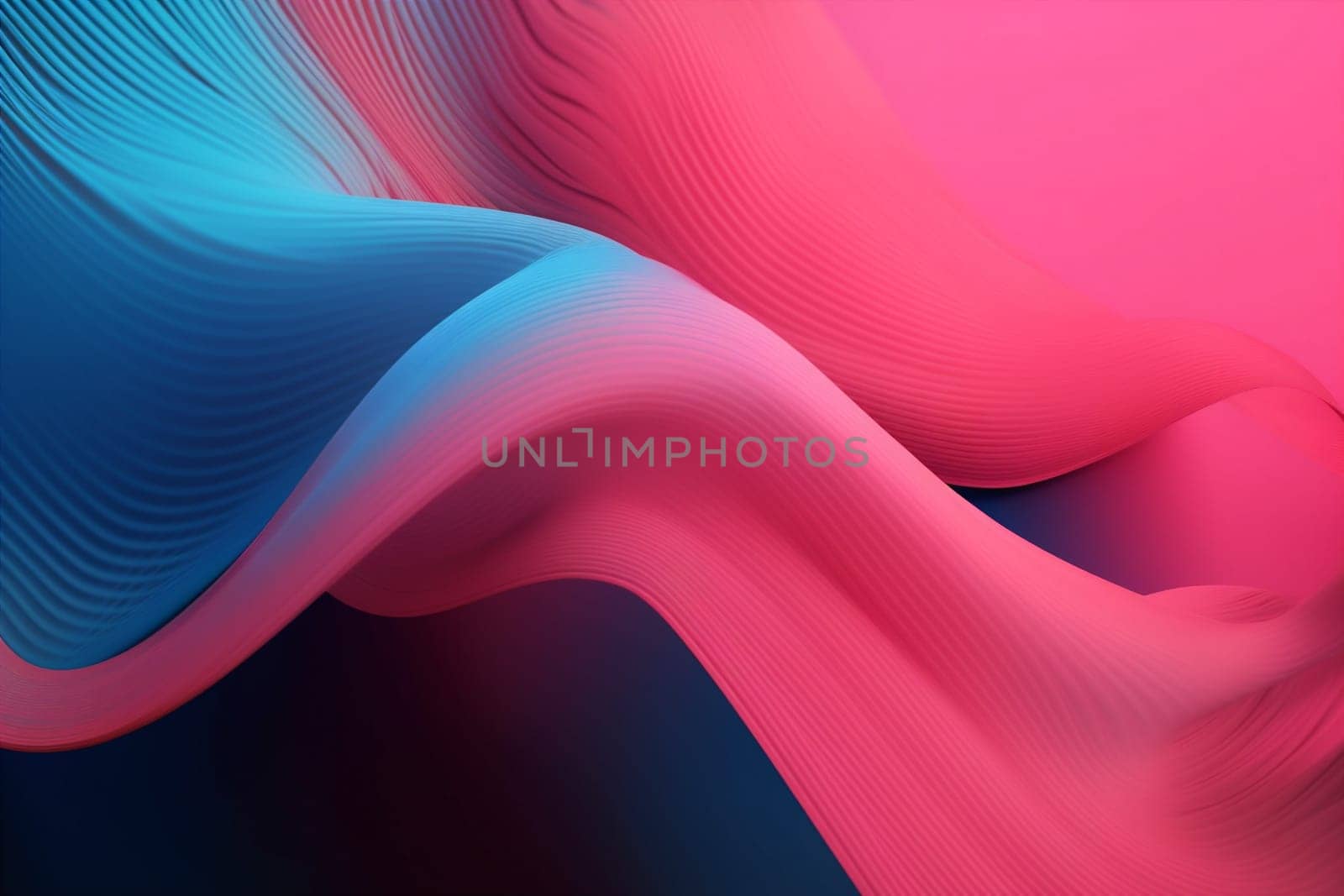 background generative ai wavy blue creative color art modern decorative graphic pink colorful. Generative AI. by SHOTPRIME