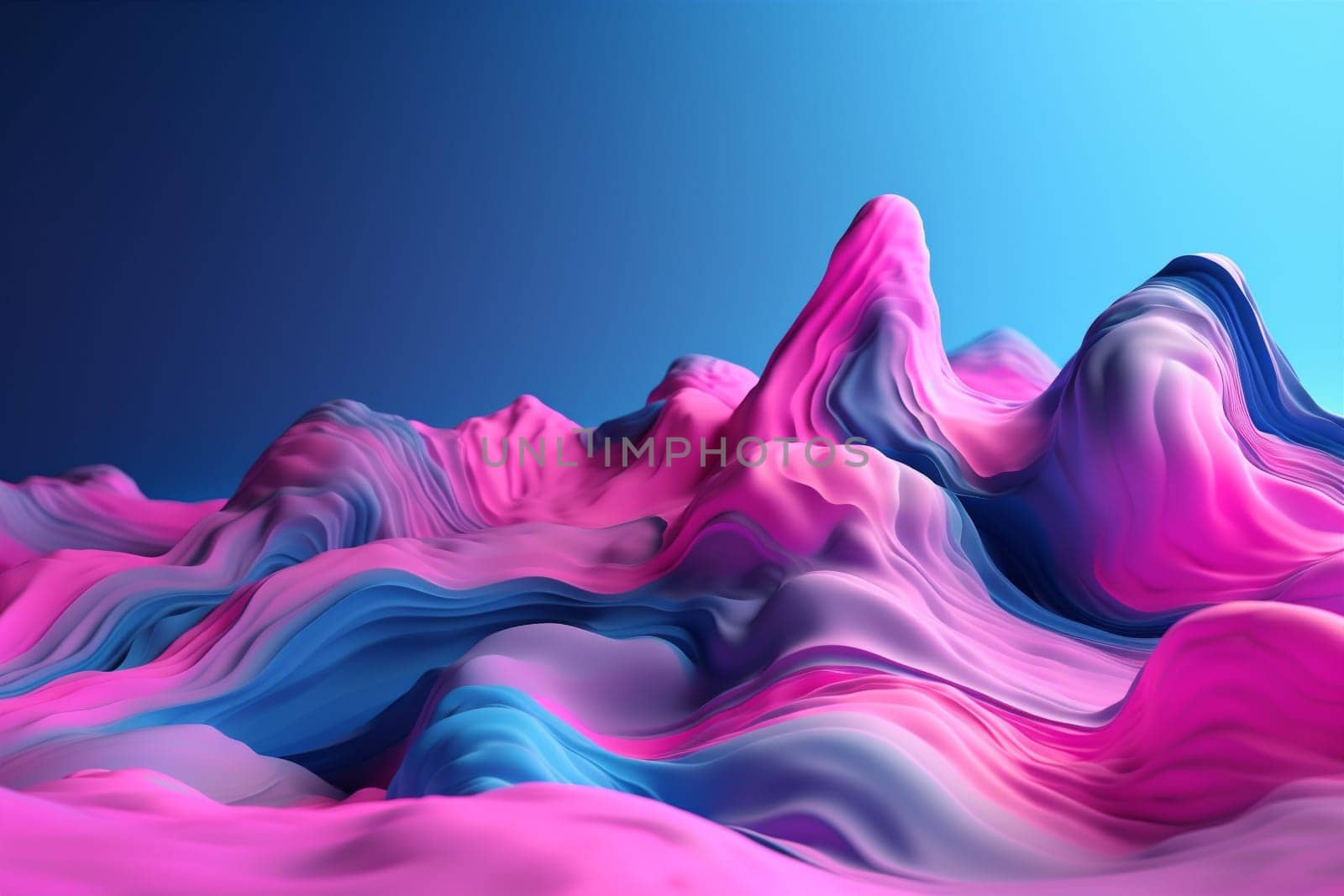 background concept abstract design colours geometric flow flowing line bright blank vibrant pattern. Generative AI. by SHOTPRIME