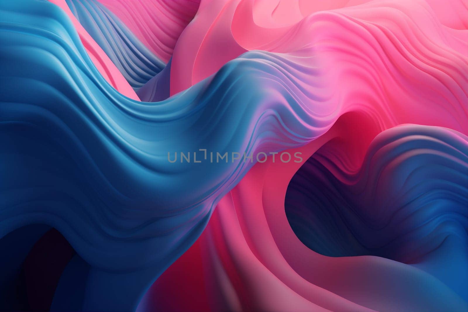 background modern pink concept creative design art geometric generative ai graphic flow wavy vibrant neon red pattern liquid element digital. Generative AI.