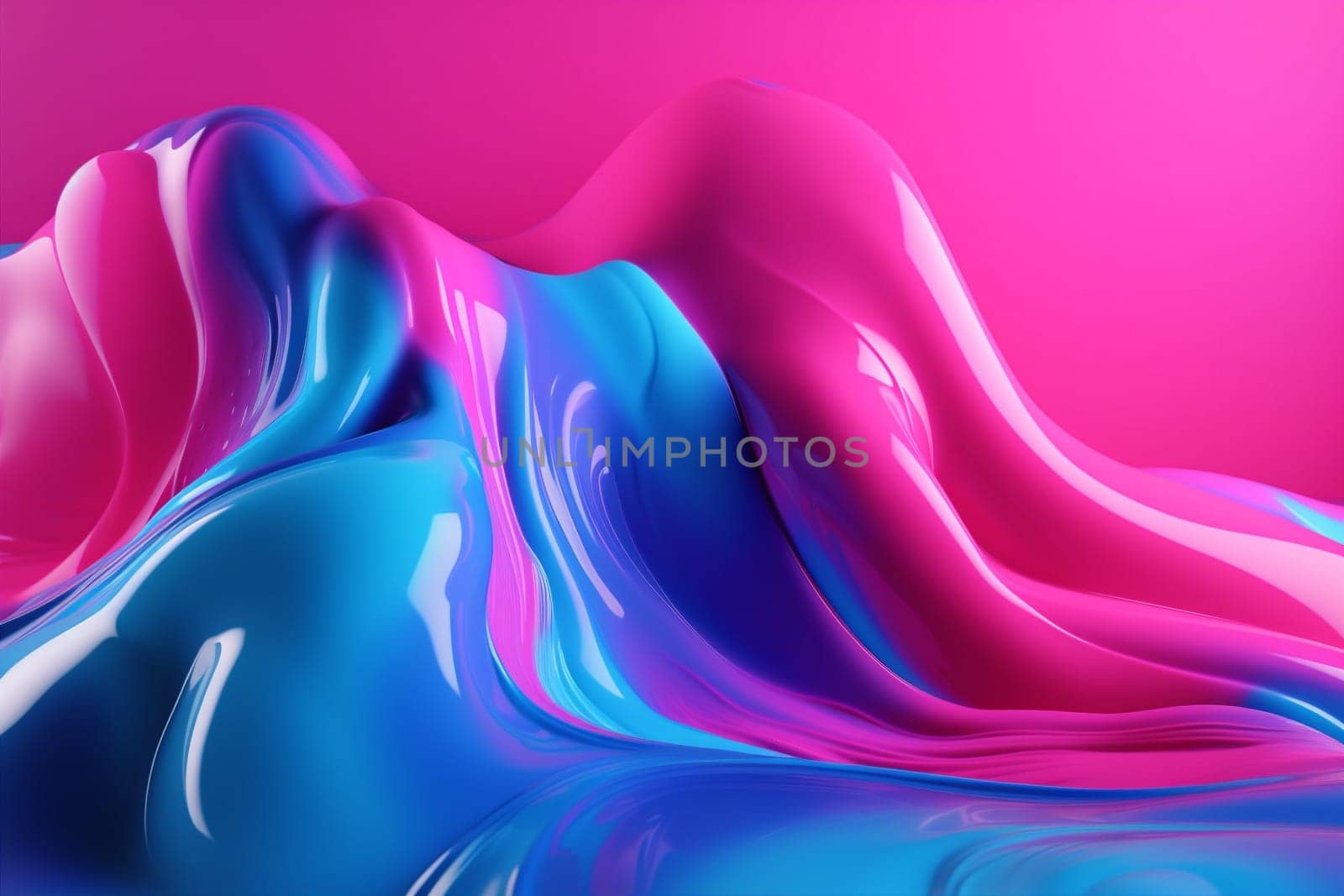 background futuristic blank red banner color dynamic colours illustration flow concept pattern purple abstract geometric. Generative AI.