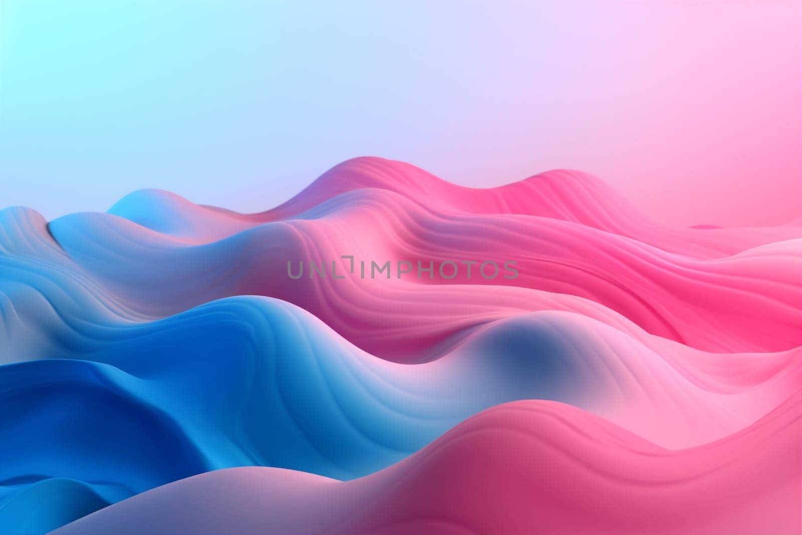 background pink flowing vibrant banner colorful red wavy illustration line. Generative AI. by SHOTPRIME