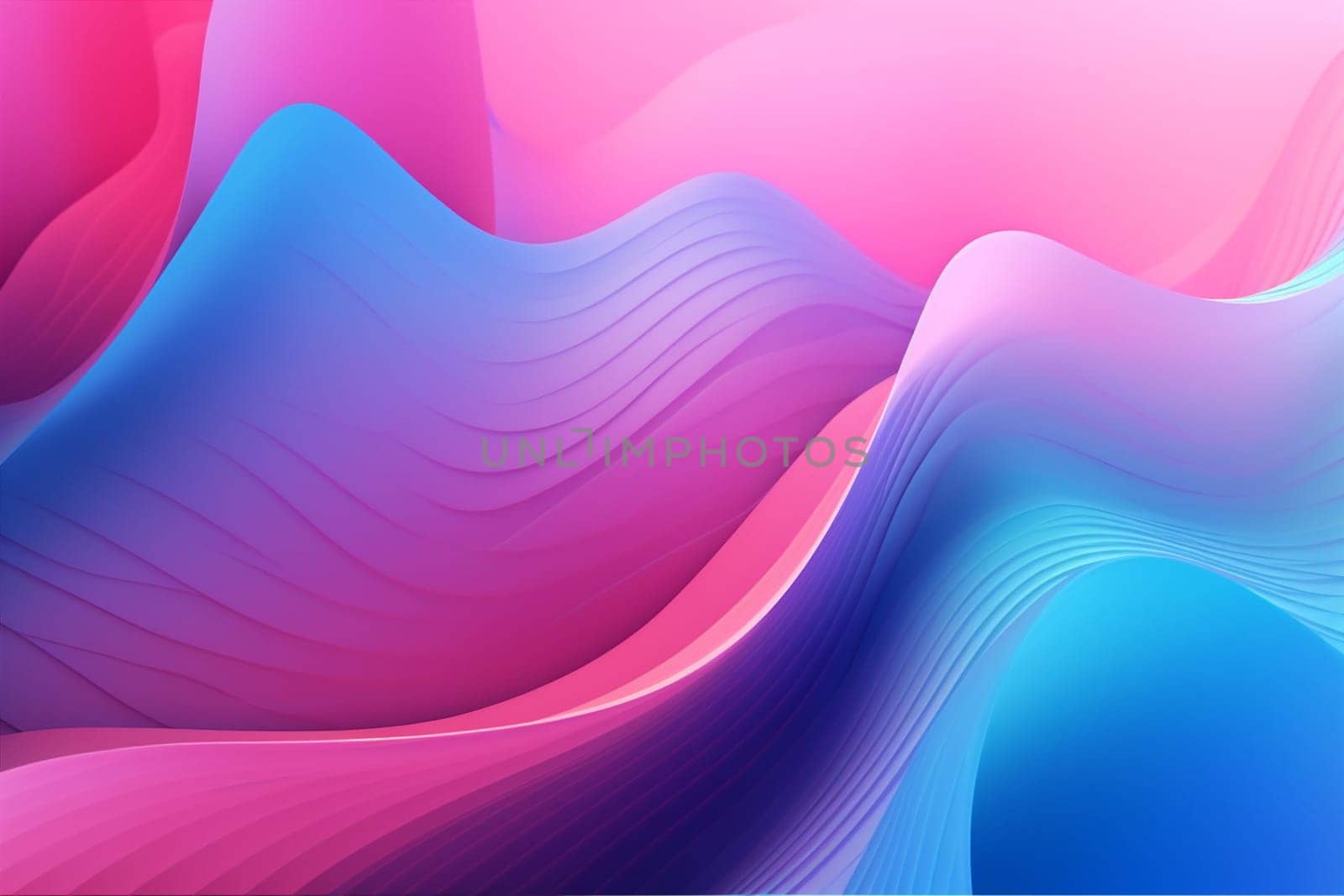 background light design element line illustration flow wallpaper liquid digital art creative concept futuristic blue pink dynamic. Generative AI.