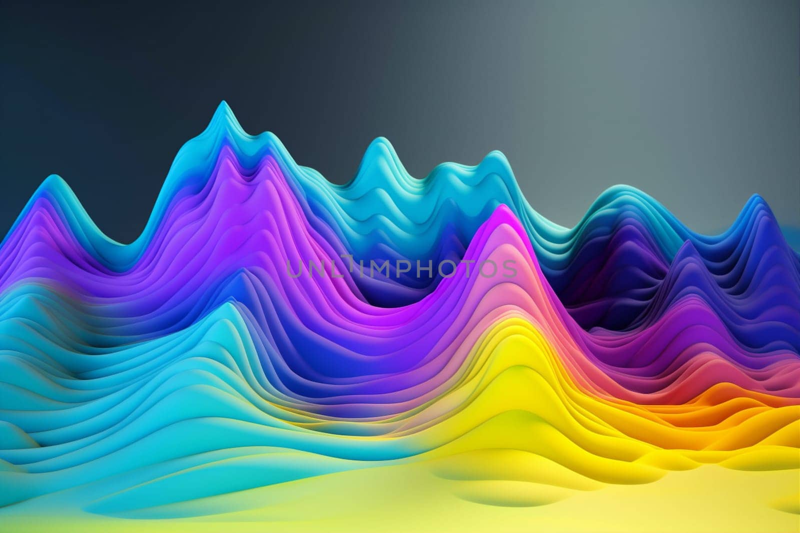 background pattern geometric creative color abstract flowing line concept dynamic purple gradient. Generative AI. by SHOTPRIME