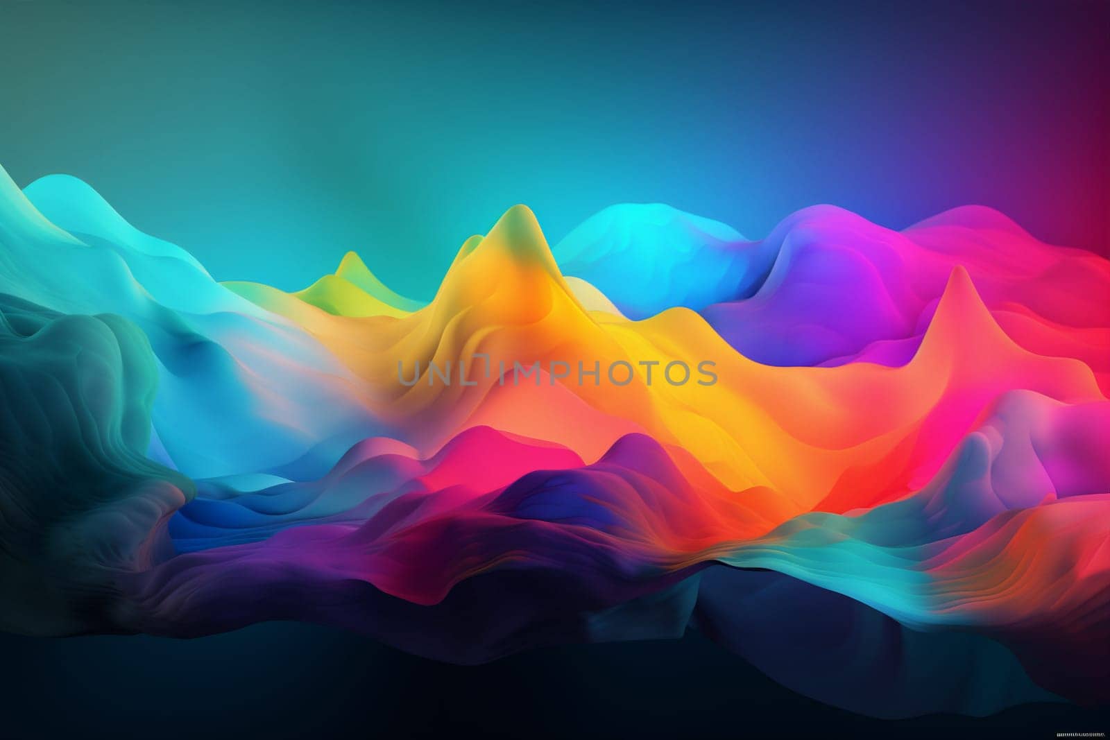 background bright flow colorful banner blue red modern line vibrant creative backdrop color pattern gradient wallpaper pink neon. Generative AI.