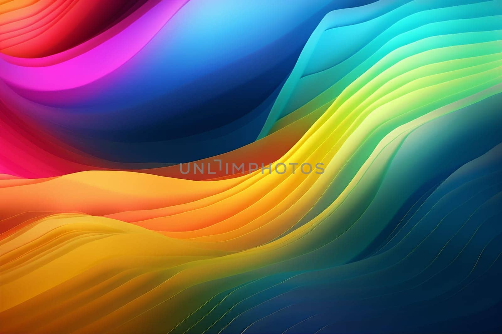 background dynamic element colorful generative ai backdrop color curve blue flow wavy flowing gradient wallpaper creative cyberspace red. Generative AI.