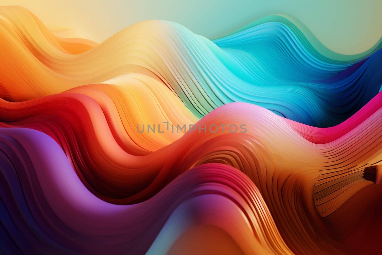 background vibrant futuristic red concept wave liquid curve dynamic light element illustration banner digital line geometric gradient graphic wallpaper. Generative AI.