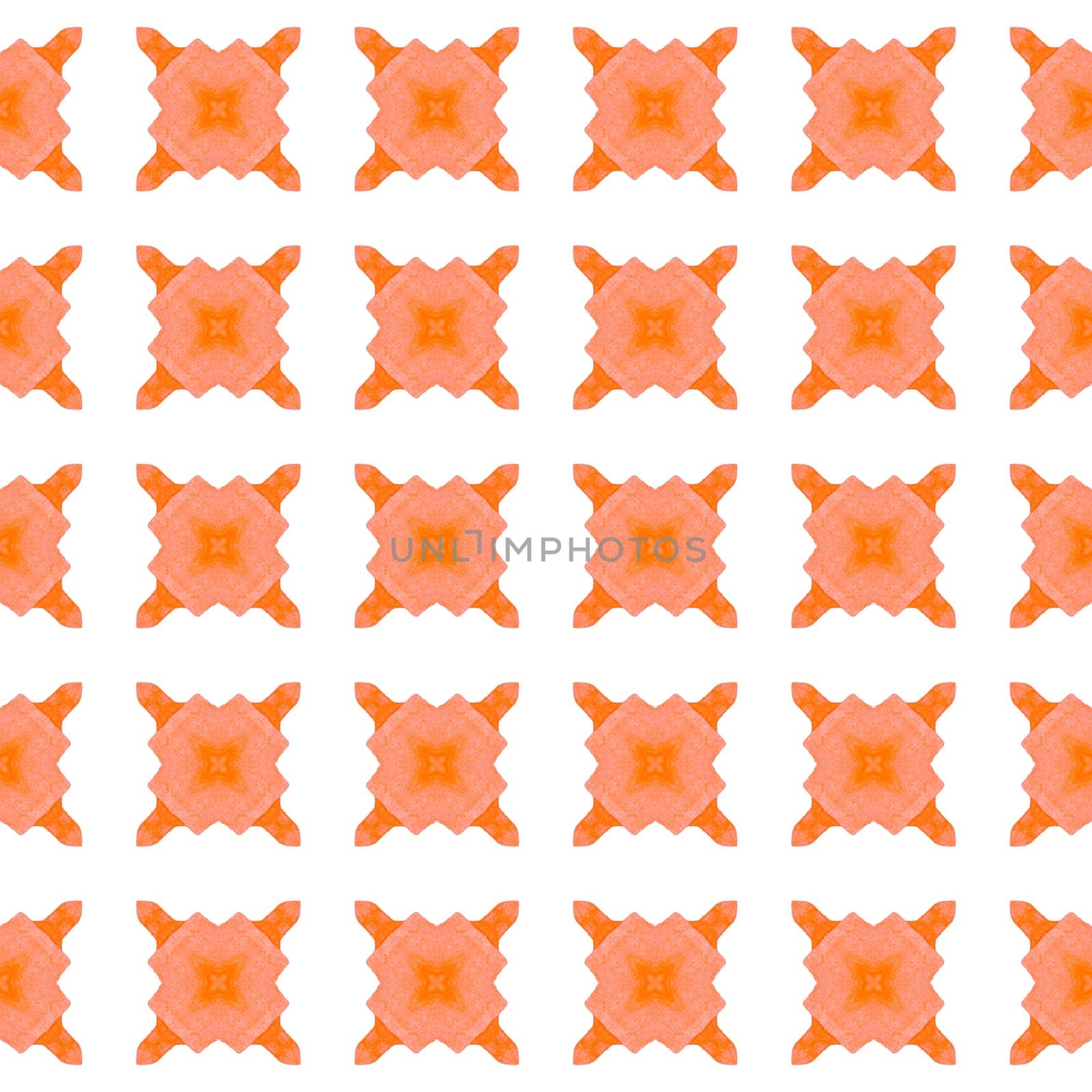 Striped hand drawn design. Orange classic boho chic summer design. Repeating striped hand drawn border. Textile ready fresh print, swimwear fabric, wallpaper, wrapping.