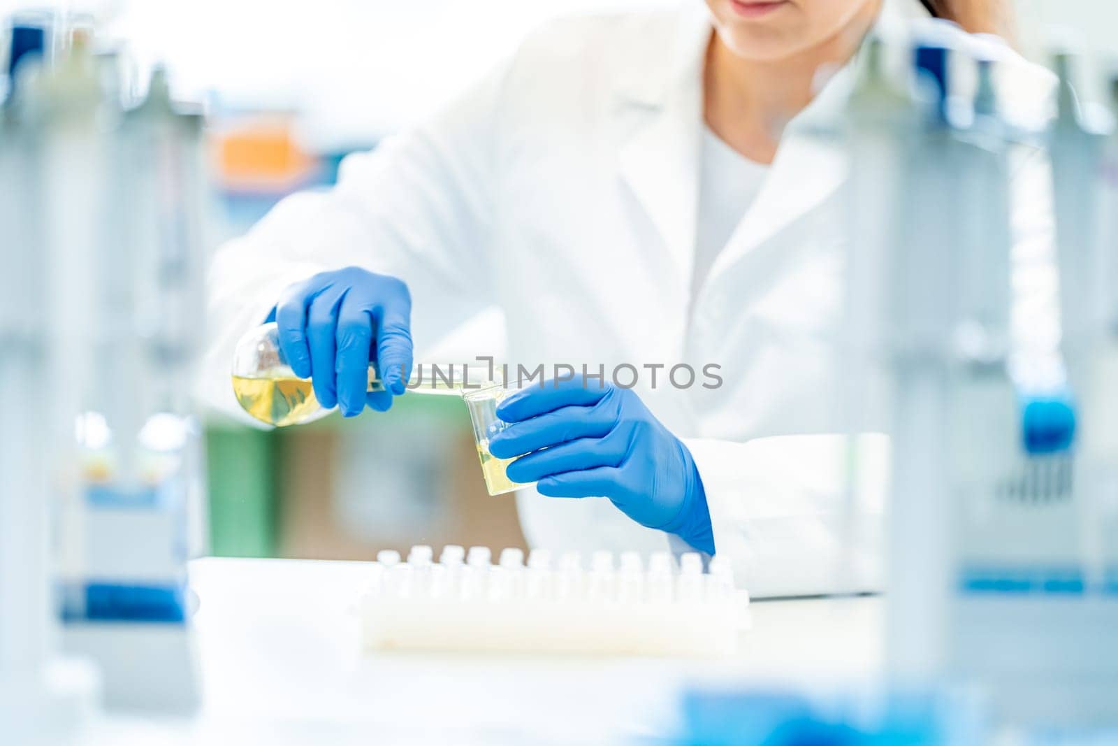 biochemical scientific research in the laboratory.