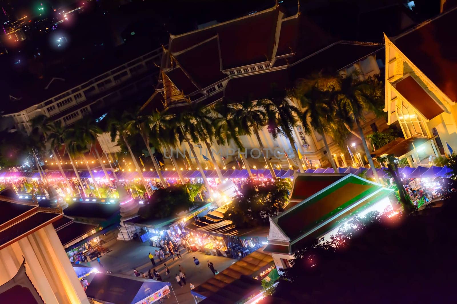 Loy krathong festival in Thailand.The festival of light and joy.