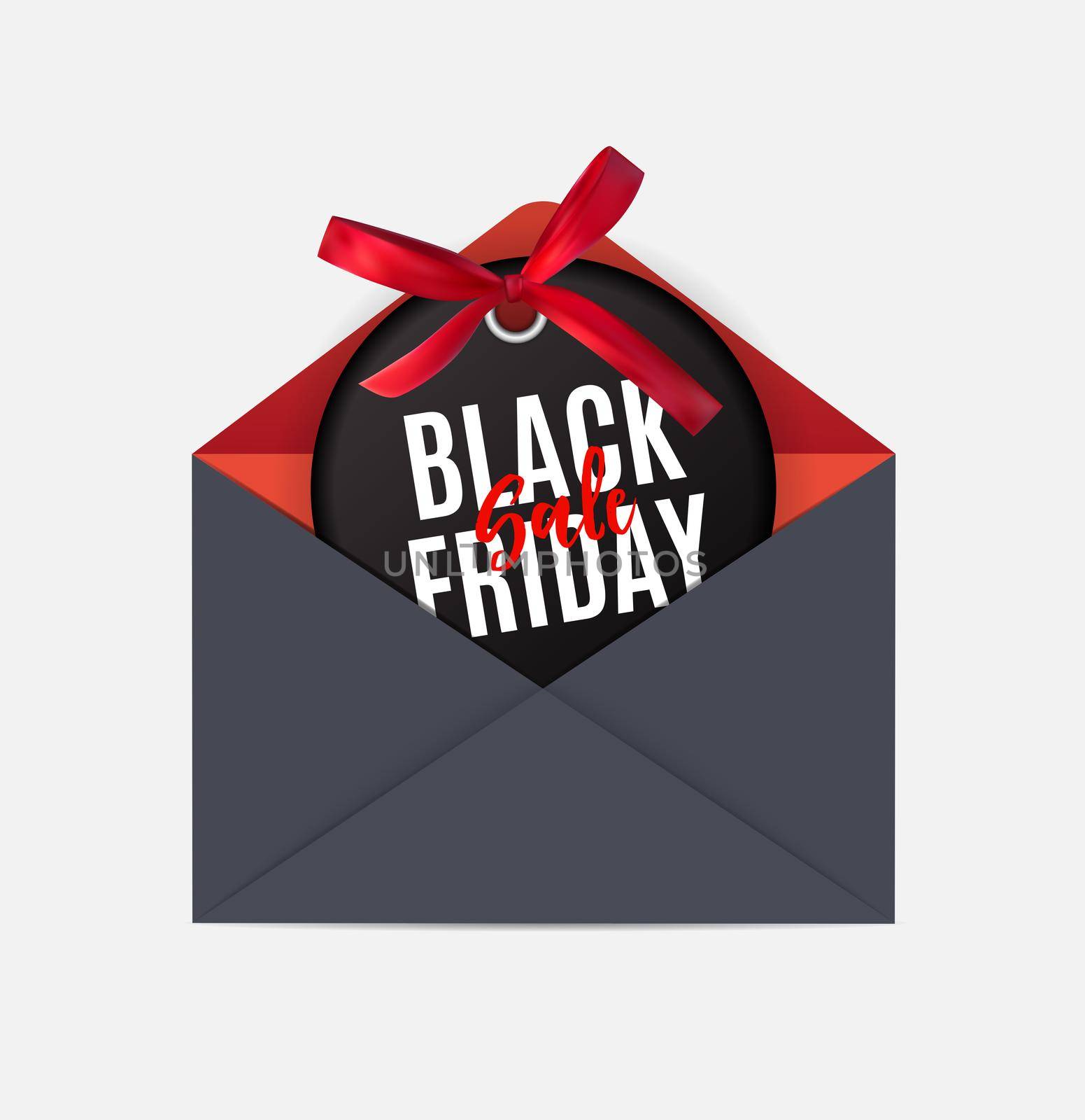 Black Friday Sale Banner Template. Vector Illustration EPS10