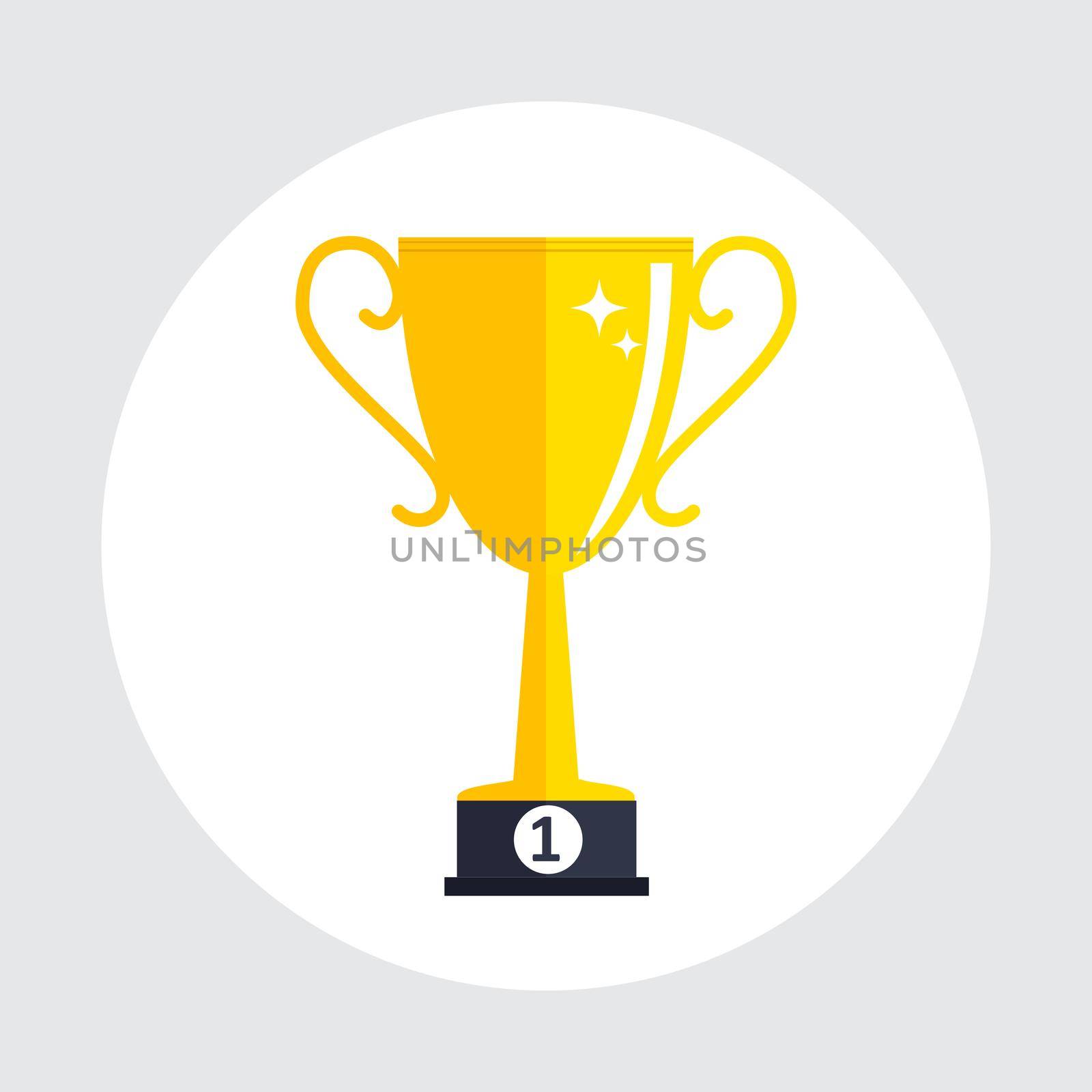 Gold cup prize trophy winner Icon