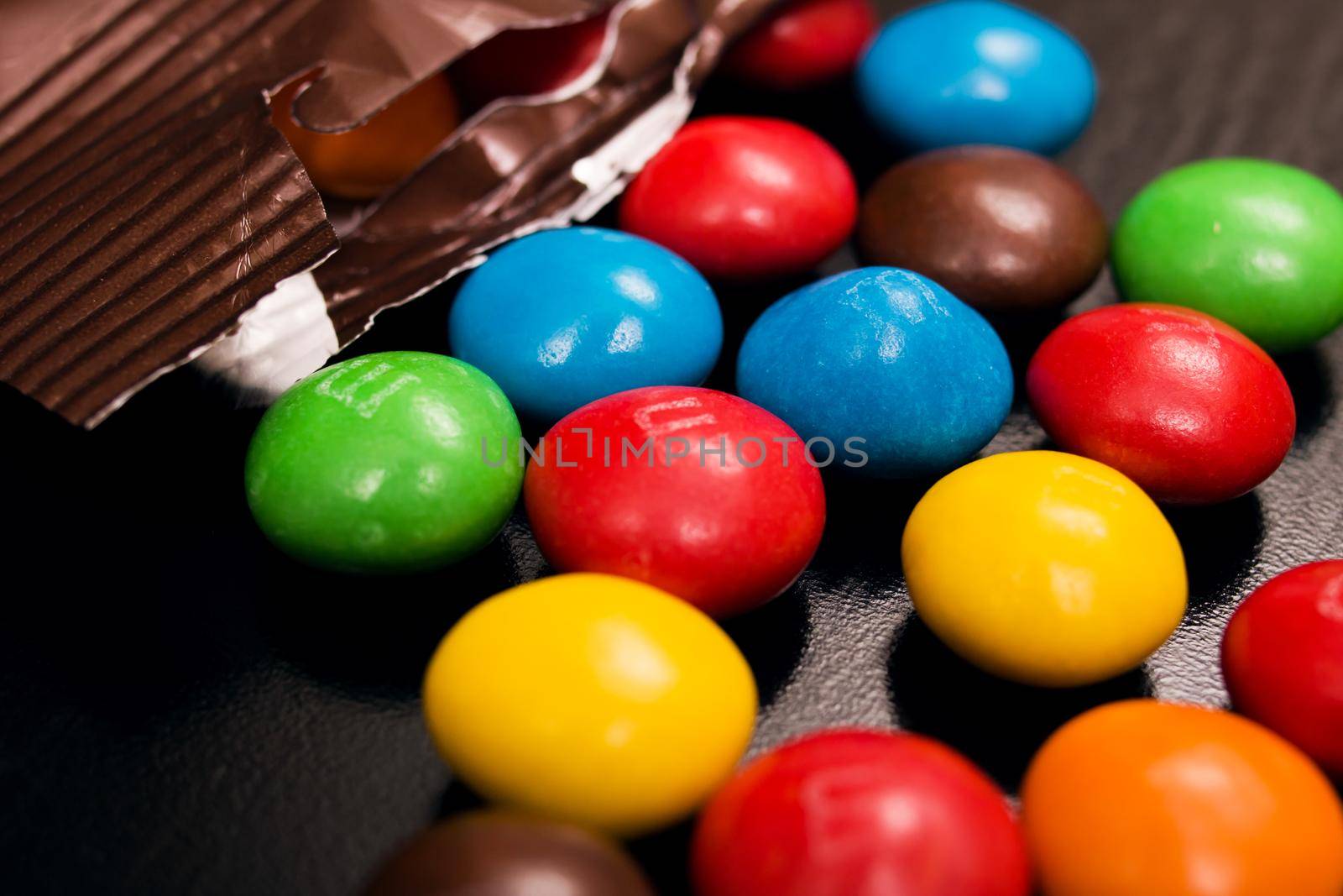 BELARUS, NOVOPOLOTSK - 26 NOVEMBER, 2020: Candy M M's in packing close up