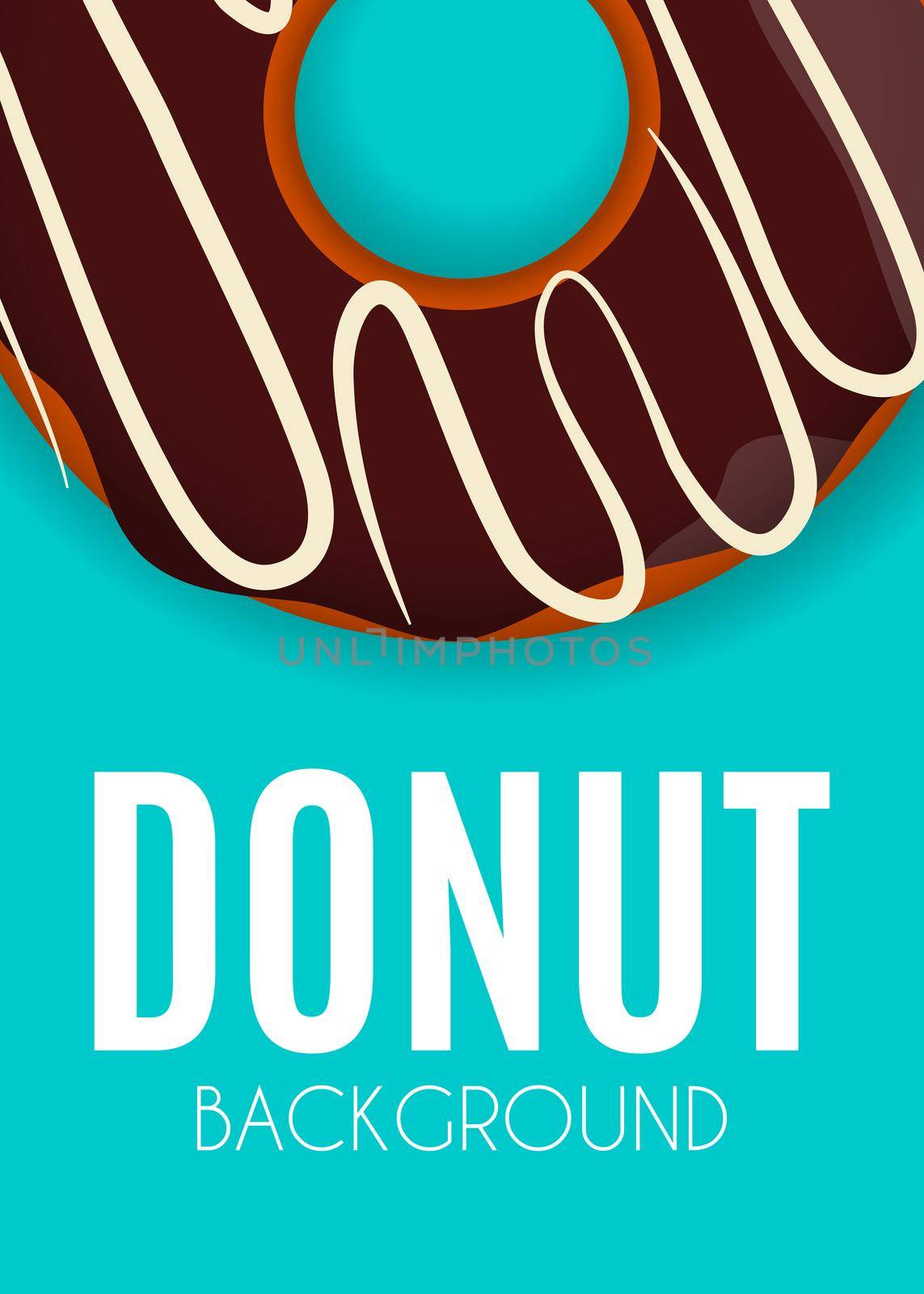 Abstract Donut Background Vector Illustration EPS10