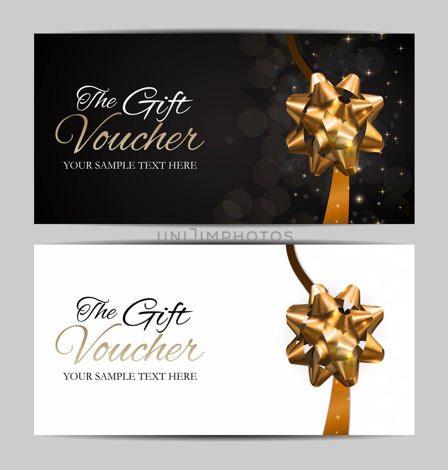 Luxury Members, Gift Card Template for your Business Vector Illustration EPS10