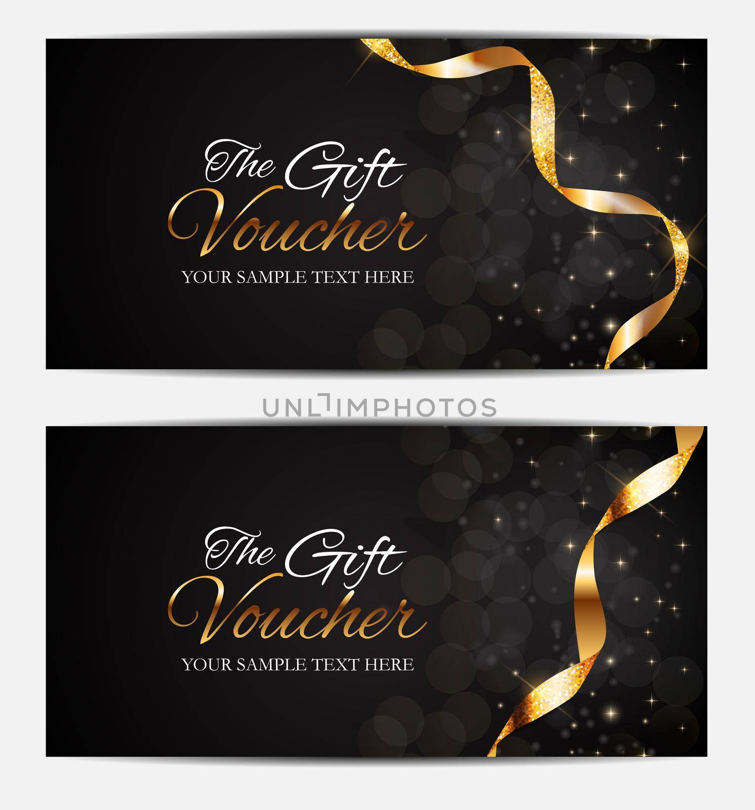Luxury Members, Gift Card Template for your Business Vector Illustration by yganko