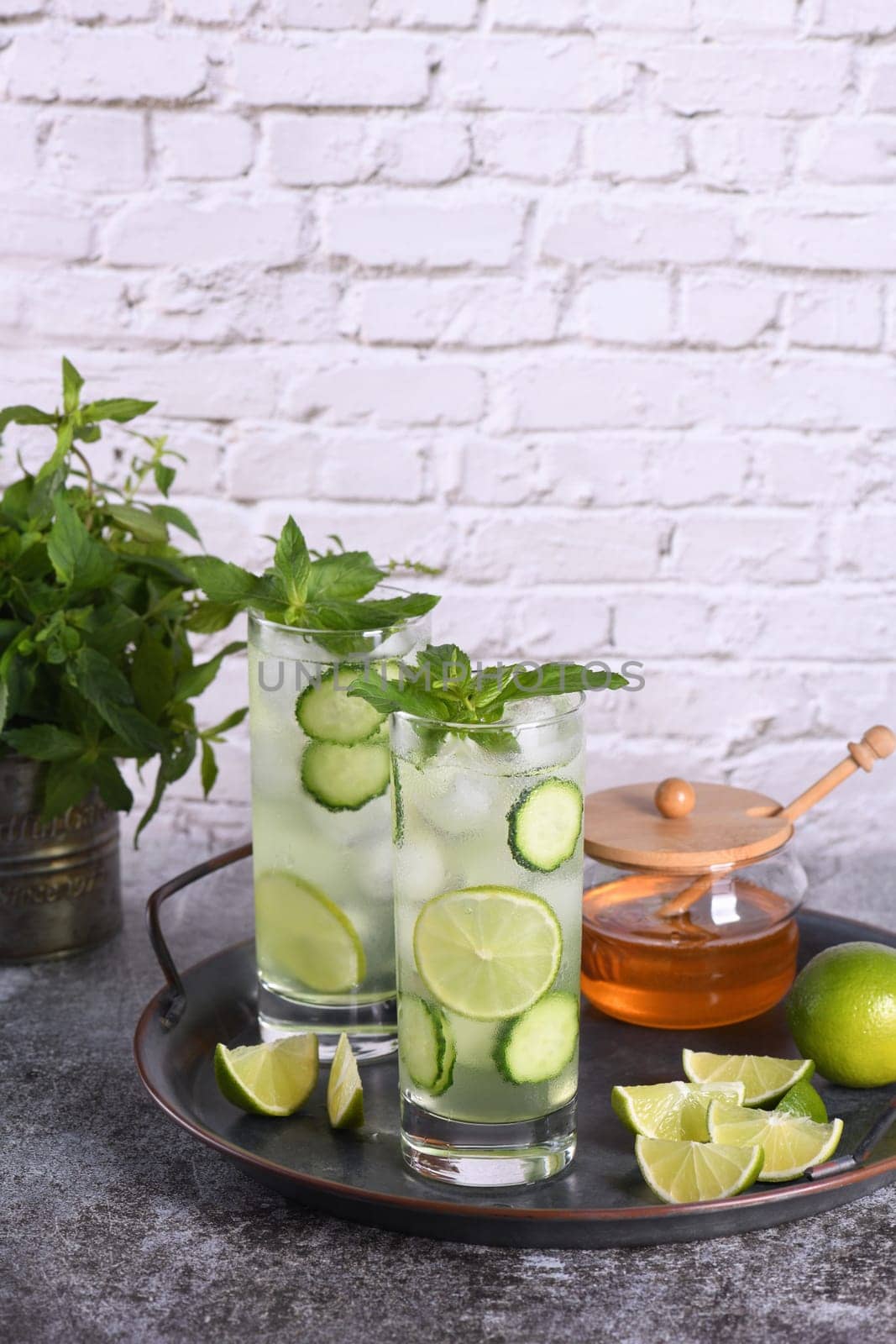 Mint Cucumber Gimlet by Apolonia