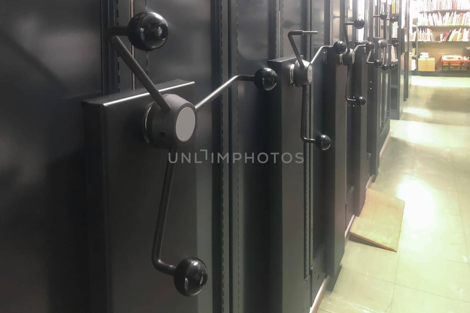 Doors in the old library archive