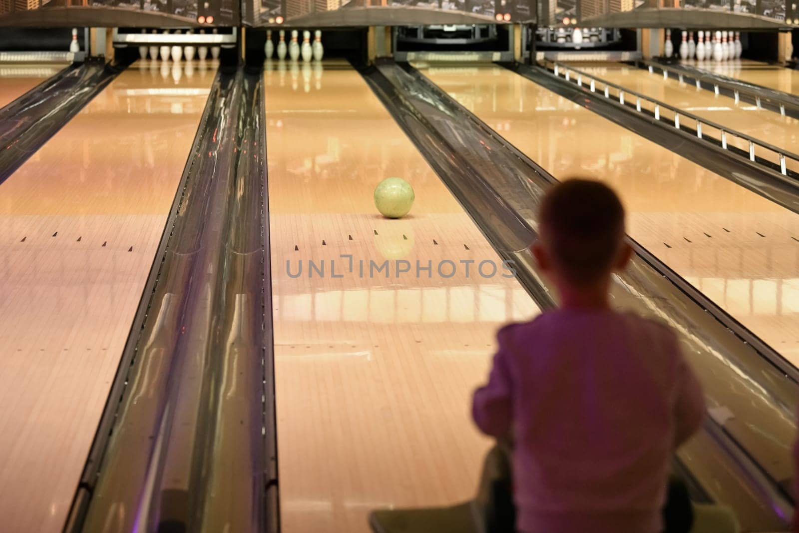 Bowling alley for kids and lanes