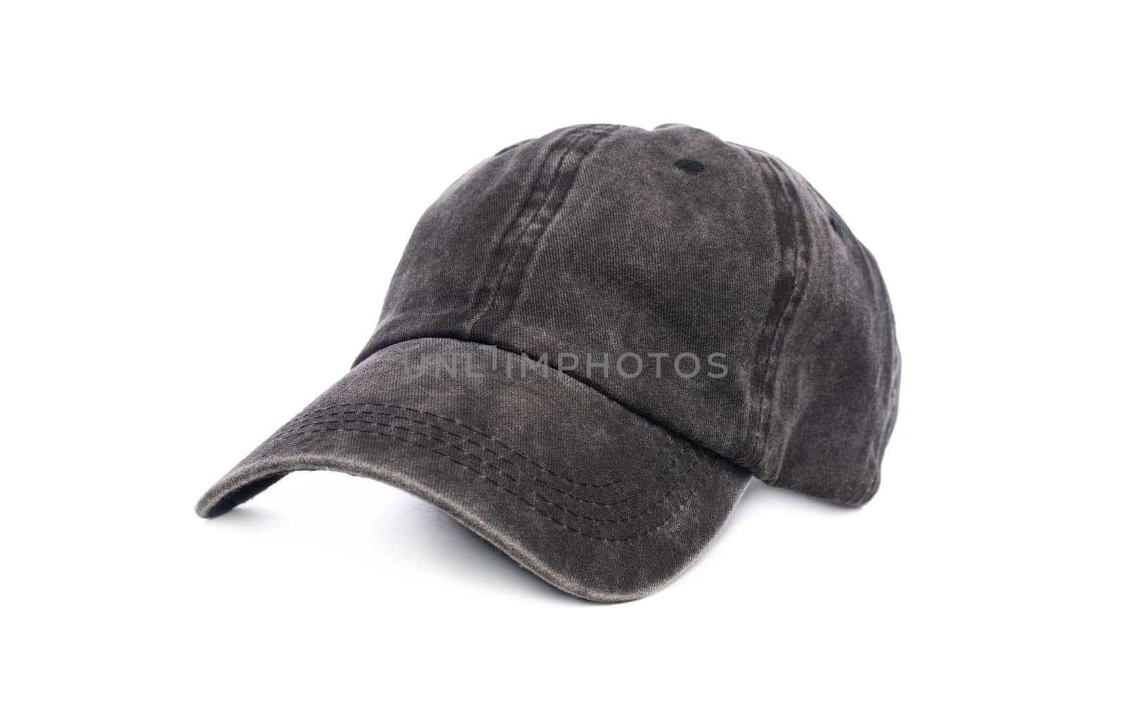 Male baseball cap isolated on white background