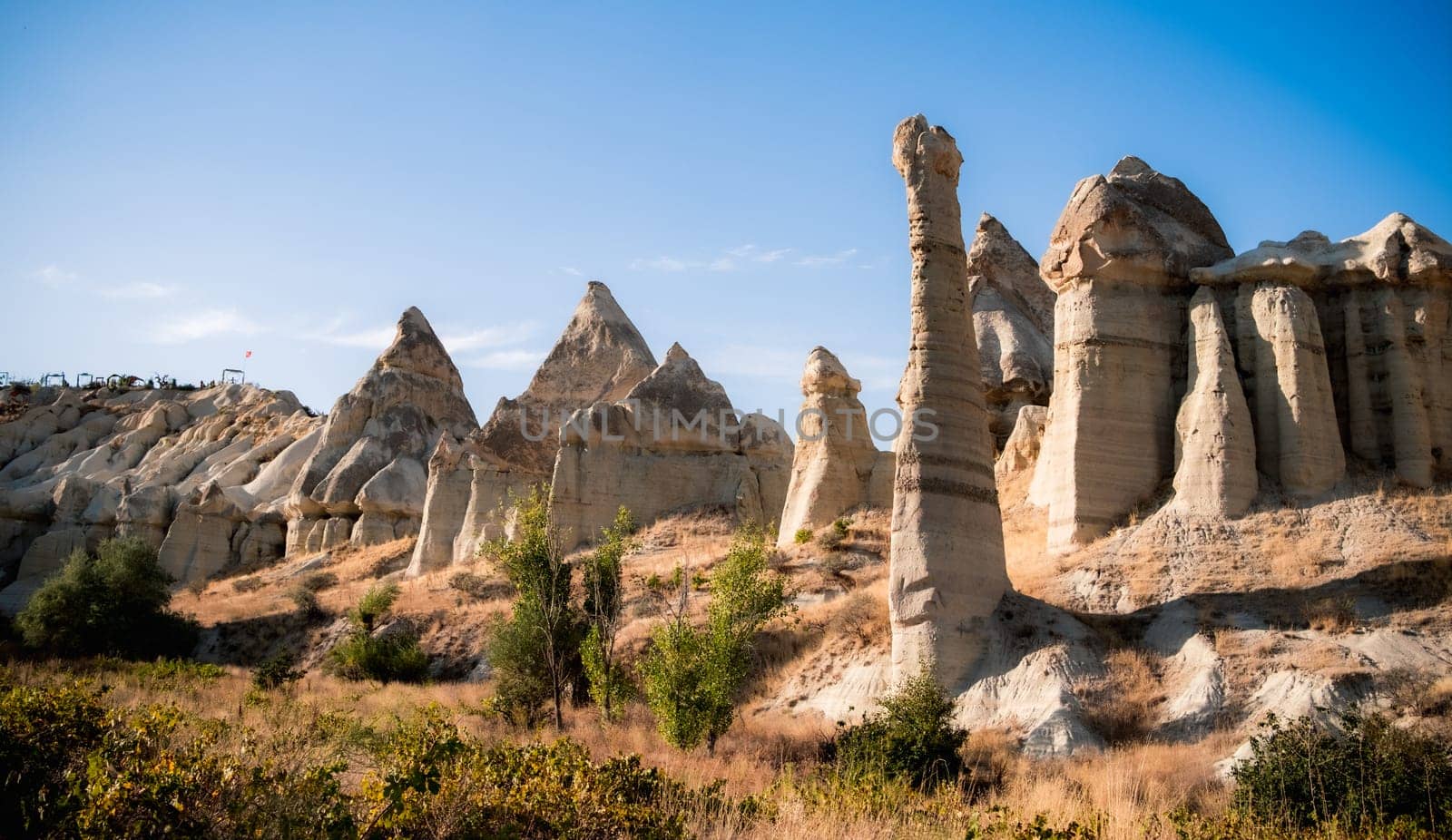 huge structures of Love valley in Cappadocia, Turkey