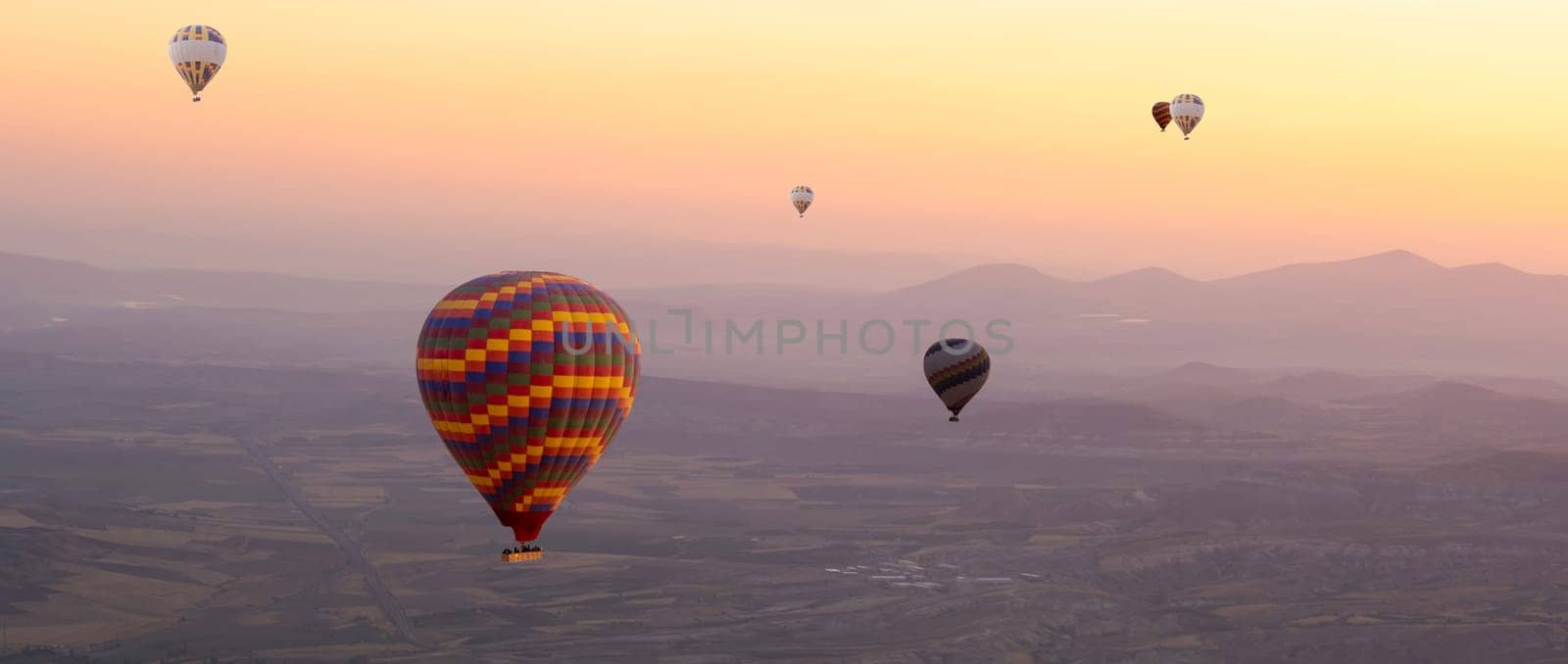 Hot air balloon festival in Cappadocia, Turkey by GekaSkr