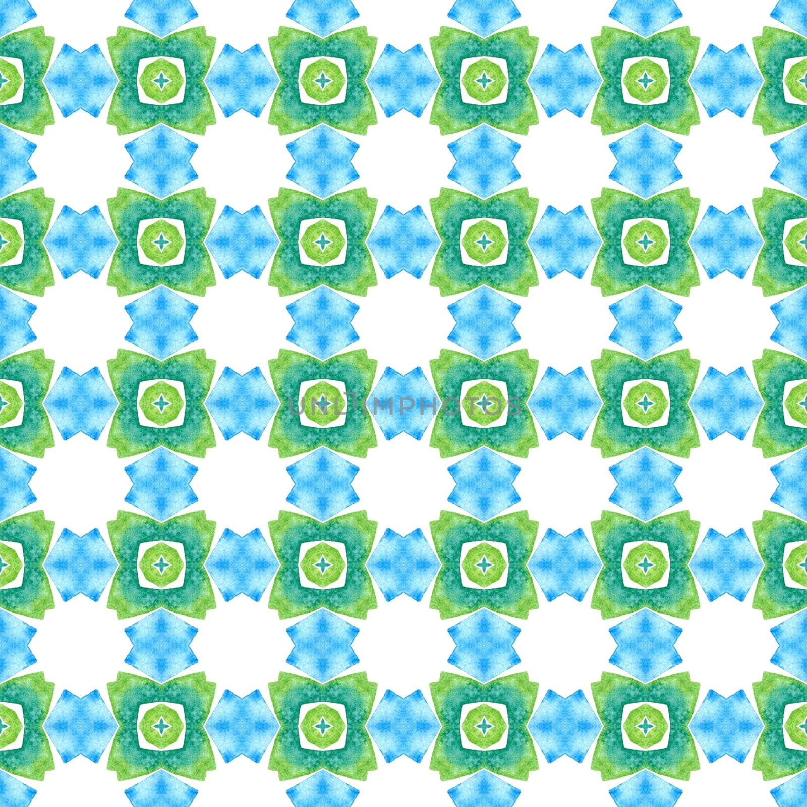Trendy organic green border. Green breathtaking boho chic summer design. Textile ready cool print, swimwear fabric, wallpaper, wrapping. Organic tile.