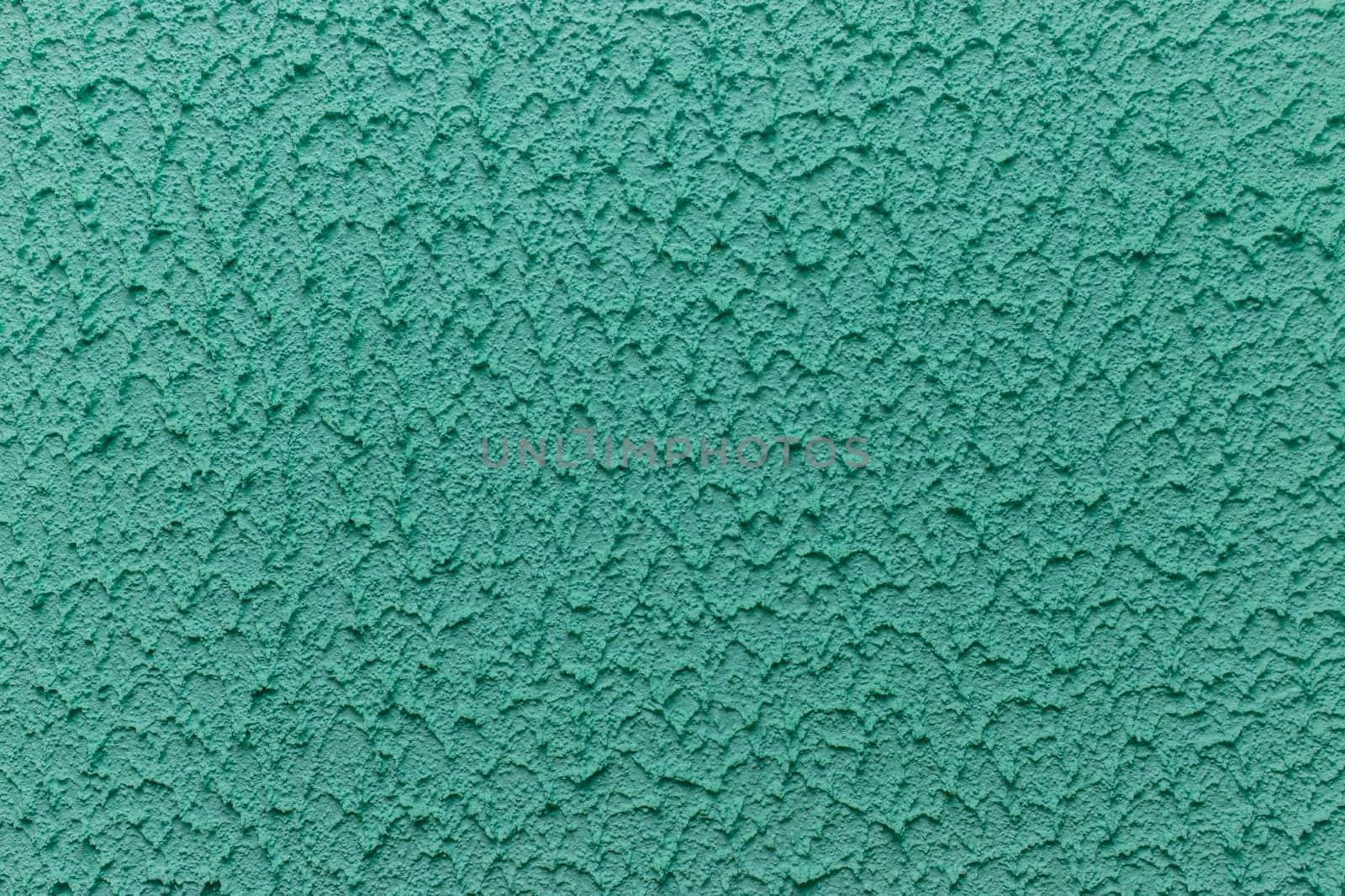 Green aquamarine turquoise azure plaster wall abstract pattern texture coarse surface background rough stucco by AYDO8