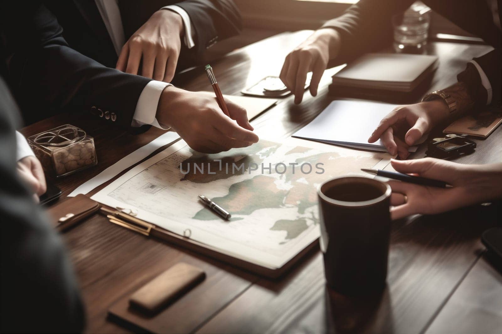 light man meeting contract group corporate signature lawyer lifestyle businessperson sign business hand businessman concept person day office workplace professional document. Generative AI.