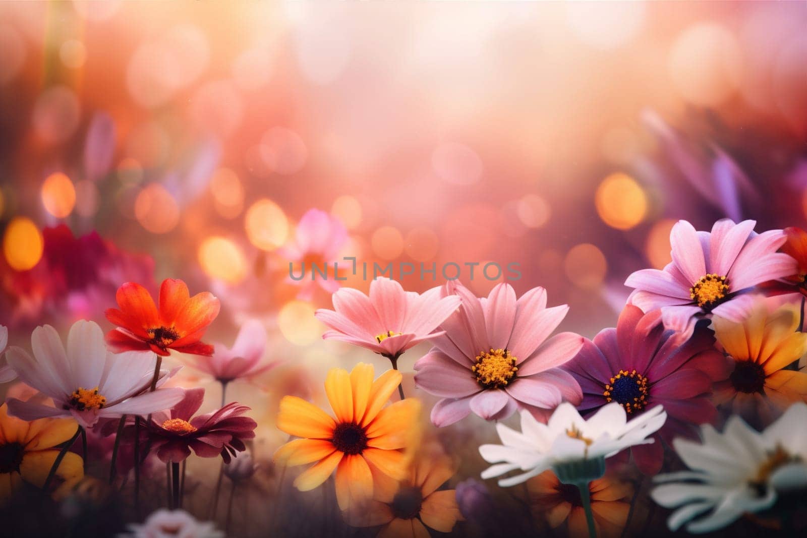 pastel flower background color watercolor mock peonies design valentine up blossom spring. Generative AI. by SHOTPRIME