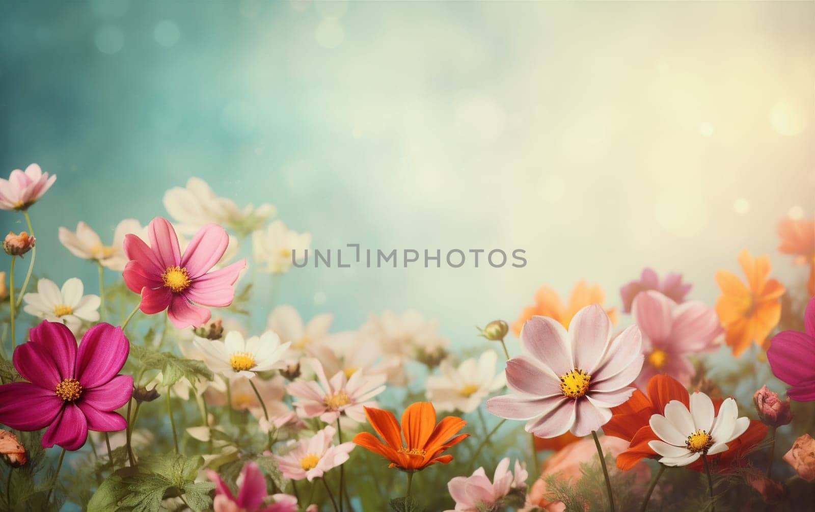 background summer valentine design blossom pastel watercolor spring peonies color flower. Generative AI. by SHOTPRIME